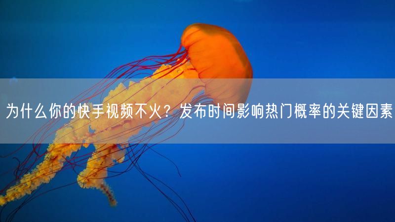 为什么你的快手视频不火？发布时间影响热门概率的关键因素