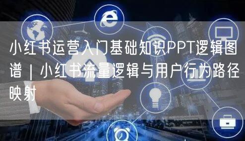 小红书运营入门基础知识PPT逻辑图谱｜小红书流量逻辑与用户行为路径映射